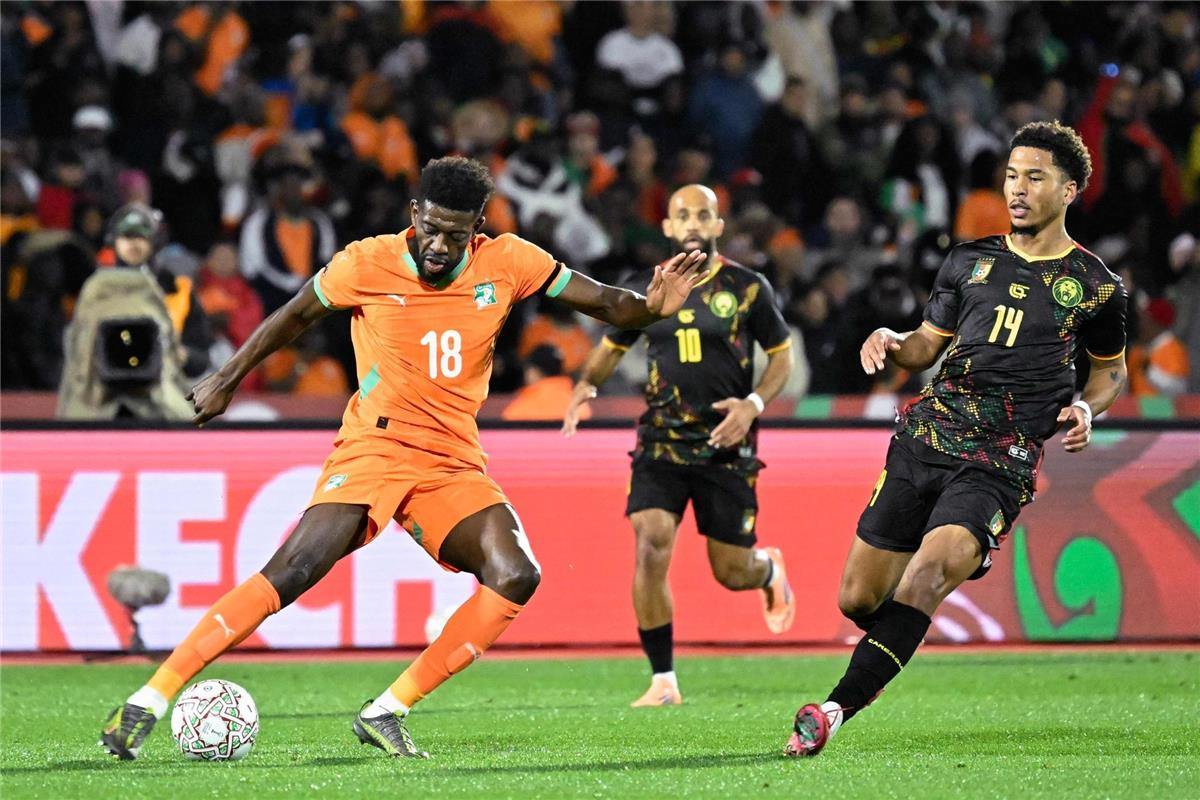 ترتيب المجموعة السادسة في كأس أمم إفريقيا بعد تعادل كوت ديفوار مع الكاميرون