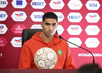 أشرف حكيمي موجه ا اللوم لجماهير المغرب تصرف غير لائق نحن نلعب على أرضنا