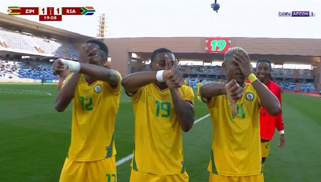 هدف تعادل زيمبابوي الرائع مع جنوب افريقيا بكأس امم افريقيا
