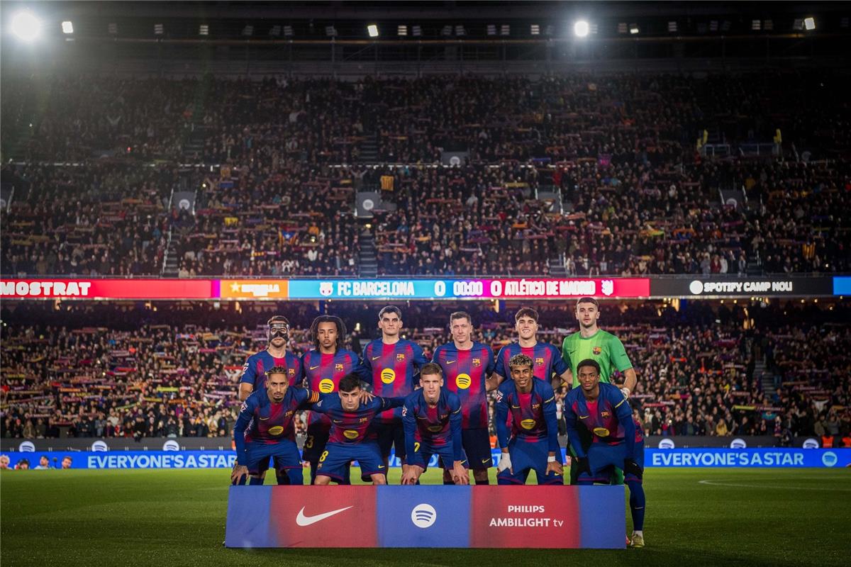 رجل مباراة برشلونة وأتلتيكو مدريد في الدوري الإسباني