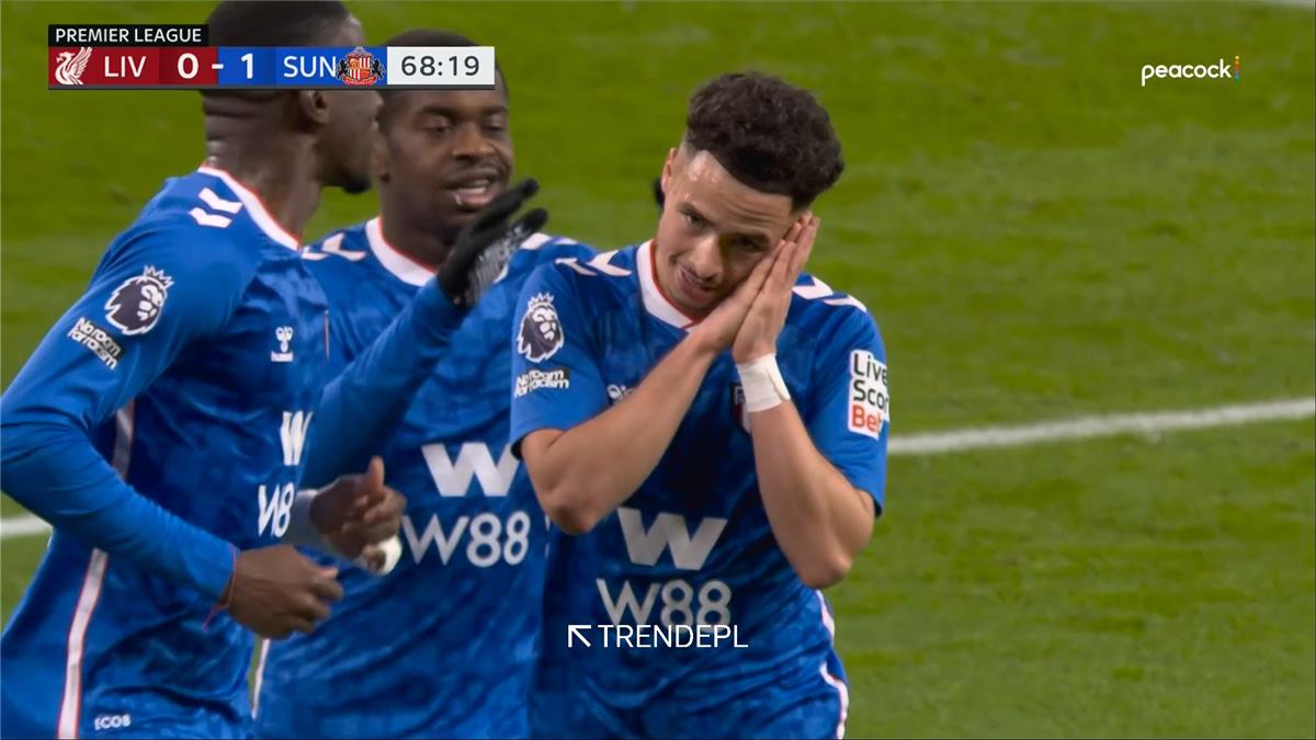 فيديو | شمس الدين طالبي يسجل هدف سندرلاند الأول أمام ليفربول