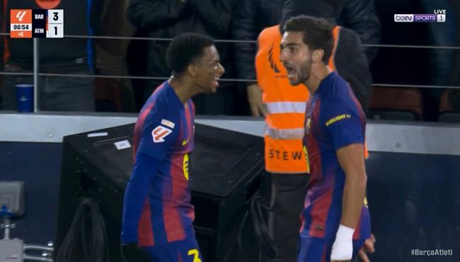 هدف فيران توريس في مرمي اتلتيكو مدريد بالدوري الاسباني