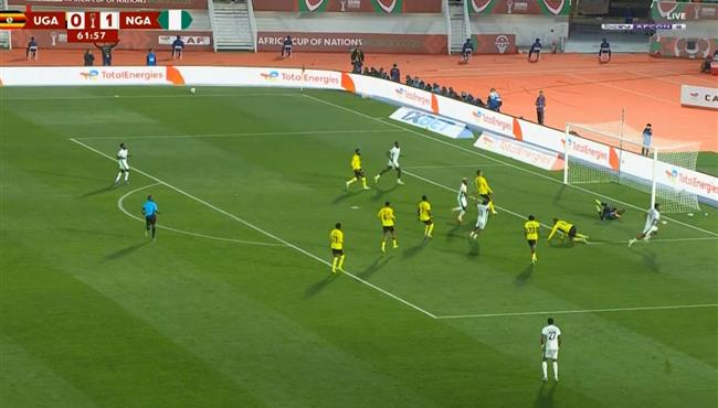هدف نيجيريا الثاني في مرمي اوغندا بكأس امم افريقيا