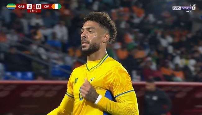 هدف الجابون الثاني في مرمي كوت ديفوار بكأس أمم أفريقيا