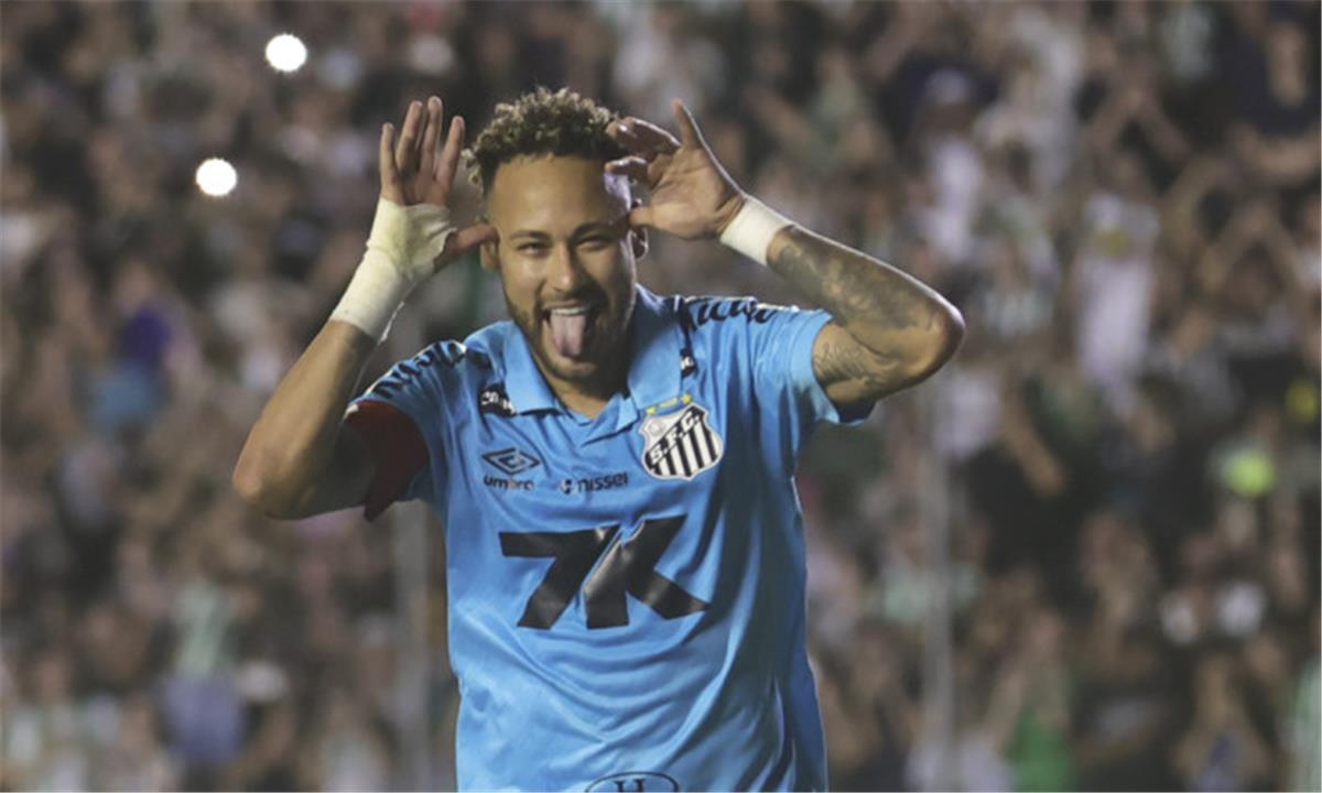 نيمار مع سانتوس