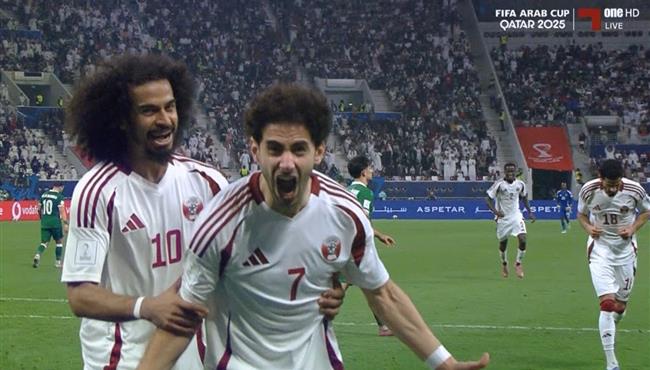 اهداف مباراة قطر وسوريا 1 1 كاس العرب