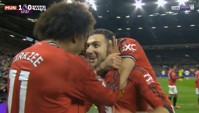 اهداف مباراة مانشستر يونايتد ووست هام 1 1 الدوري الانجليزي