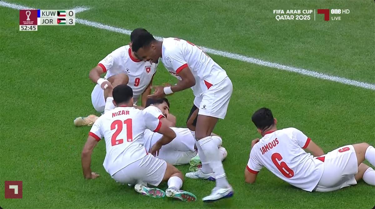 فيديو | مجموعة مصر.. الأردن تفوز على الكويت وتضن التأهل لربع نهائي كأس العرب