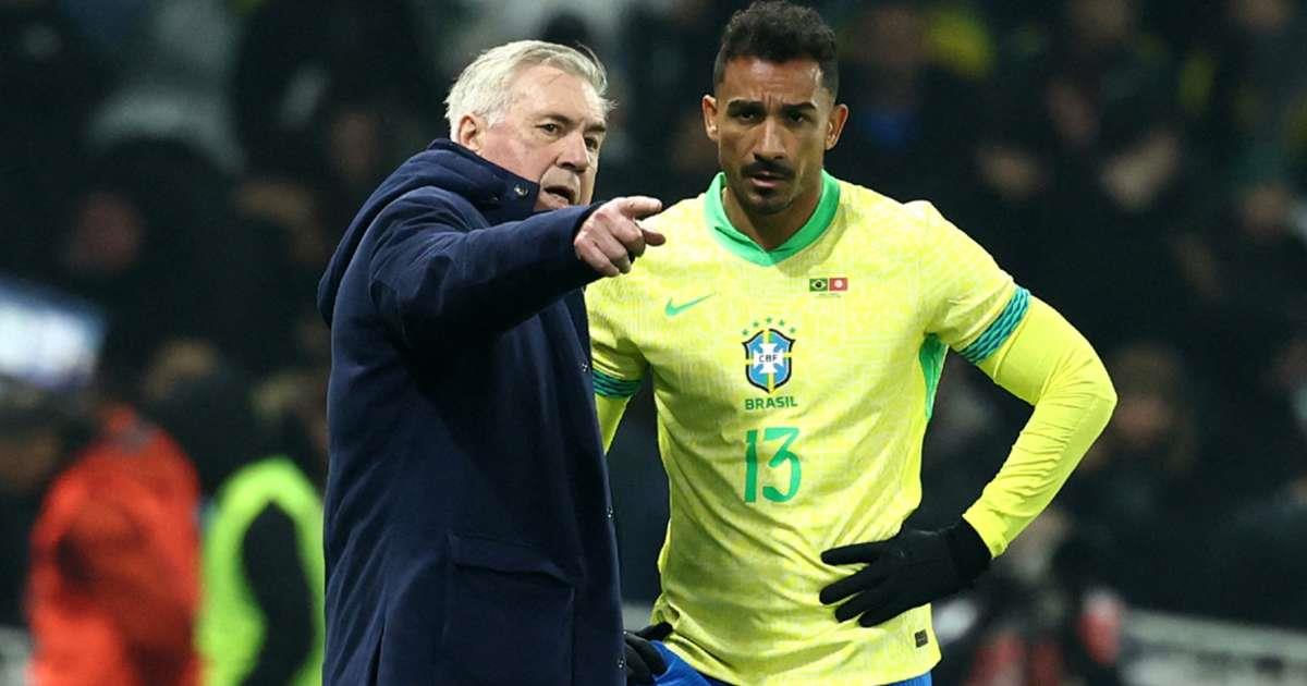 أنشيلوتي مع دانيلو