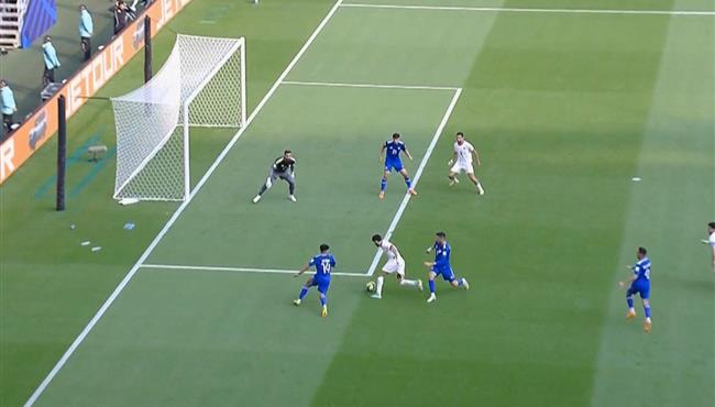 بعد مهارة رائعة من يزن النعيمات القائم يحرم الاردن من هدف امام الكويت