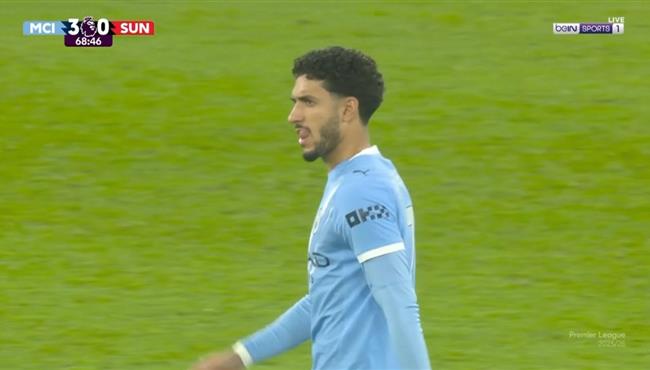 ملخص لمسات عمر مرموش في مباراة مانشستر سيتي وسندرلاند بالدوري الانجليزي