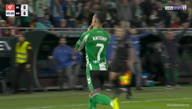 هدف ريال بيتيس الاول في مرمي برشلونة بالدوري الاسباني