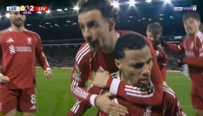 اهداف مباراة ليفربول وليدز يوناتيد في الدوري الانجليزي