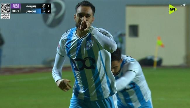 اهداف مباراة بيراميدز وبتروجيت 2 2 الدوري المصري