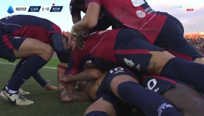 هدف فوز كالياري علي روما 1 0 الدوري الايطالي