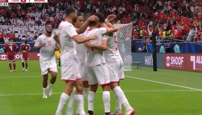 اهداف مباراة تونس وقطر في كاس العرب