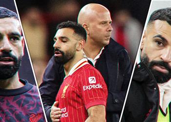 وجه ا لوجه مع سلوت بالفيديو أول ظهور لـ محمد صلاح في تدريبات ليفربول بعد تصريحاته النارية