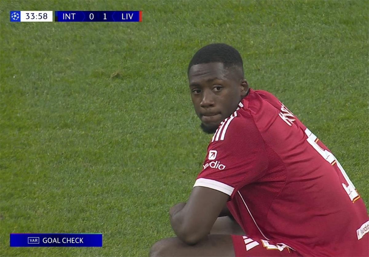 فيديو | الفار يلغي هدف ليفربول الأول أمام إنتر ميلان في دوري أبطال أوروبا