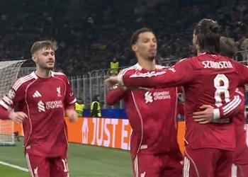 فيديو سوبوسلاي يسجل هدف ليفربول الأول أمام إنتر ميلان