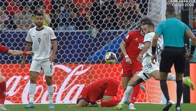 القائم يحرم مروان حمدي من تسجيل هدف رائع امام الاردن