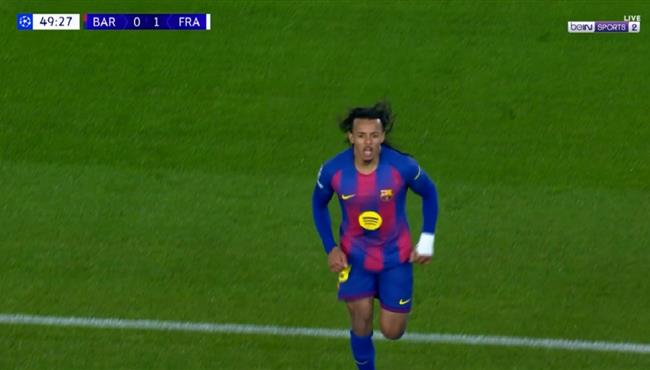 هدف كوندي الاول في مرمي اينتراخت فرانكفورت في دوري ابطال اوروبا