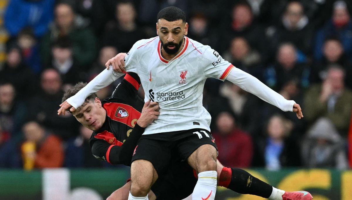 ترتيب هدافي الدوري الإنجليزي بعد ثنائية محمد صلاح أمام بورنموث وهدف هالاند ضد آرسنال