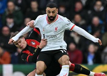ترتيب هدافي الدوري الإنجليزي بعد ثنائية محمد صلاح أمام بورنموث وهدف هالاند ضد آرسنال