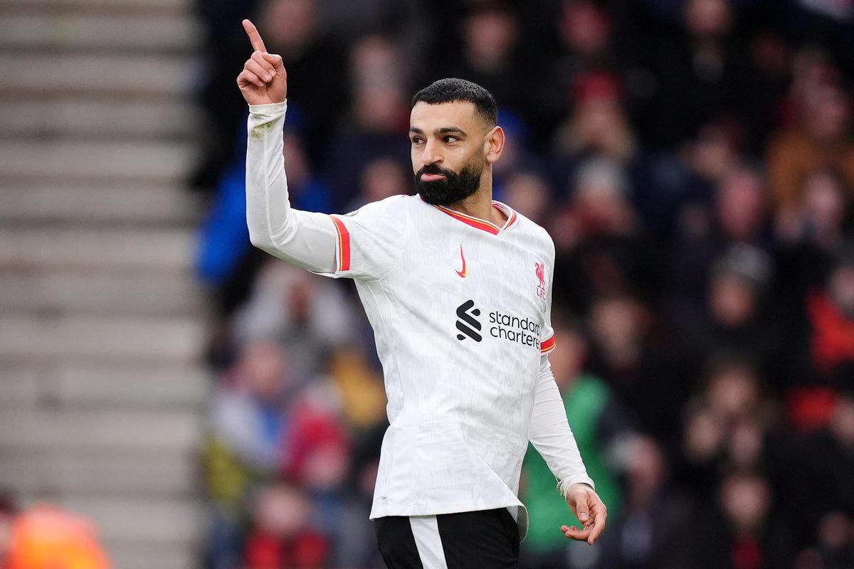 الصالح سبورت : يواصل التألق.. محمد صلاح يحقق 3 أرقام تاريخية بعد هدفه أمام بورنموث