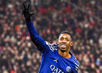 فيديو خصم دوري الأبطال هاتريك ديمبلي يقود باريس سان جيرمان لاكتساح بريست بخماسية