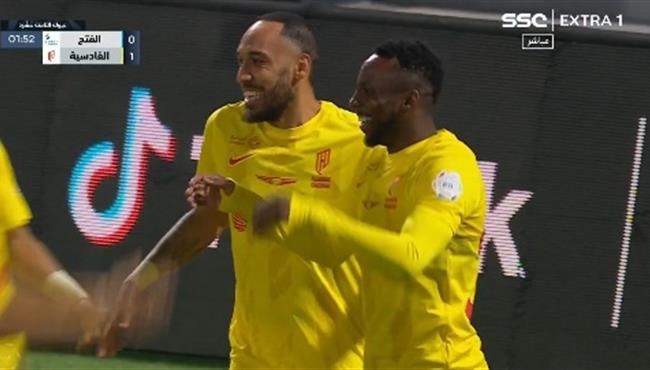 اهداف مباراة الفتح والقادسية 1 1 الدوري السعودي