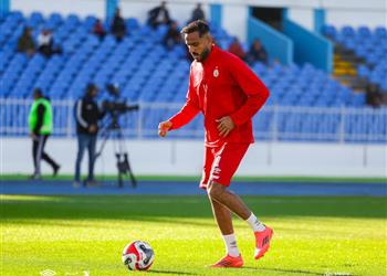 فيديو كهربا يسقط في مباراة الاتحاد الليبي والأولمبي ويخرج مصاب ا