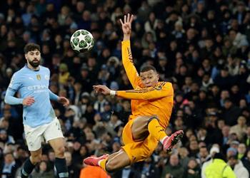 فيديو مبابي يسجل هدف تعادل ريال مدريد أمام مانشستر سيتي