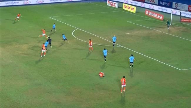 تصدي عامر عامر يحرم افشة من تسجيل هدف رائع امام غزل المحلة