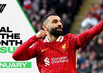 محمد صلاح يفوز بجائزة أفضل هدف في ليفربول بشهر يناير
