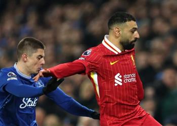 محمد صلاح ي حقق إنجاز ا جديد ا في الدوري الإنجليزي بعد أسيست مباراة ليفربول وإيفرتون