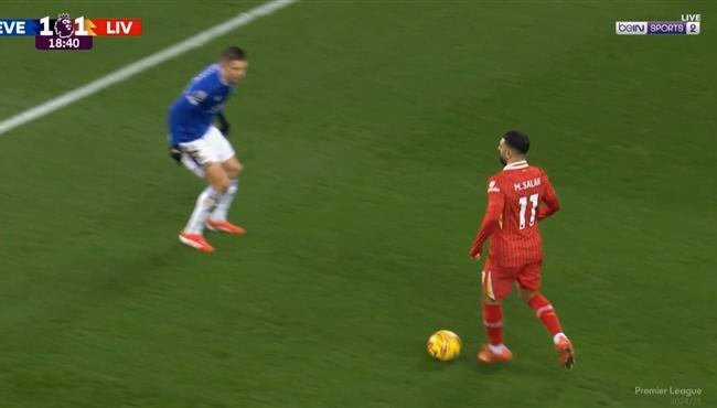 هدف تعادل ليفربول مع ايفرتون 1 1 اسيست محمد صلاح
