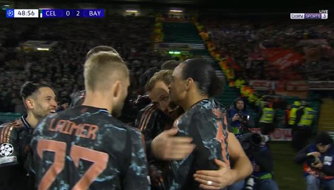 اهداف مباراة بايرن ميونخ وسيلتيك 2 1 دوري ابطال اوروبا