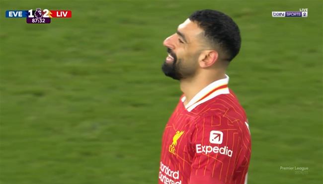 محمد صلاح كاد ان يسجل هدف رائع امام ايفرتون وبيكفورد يتألق
