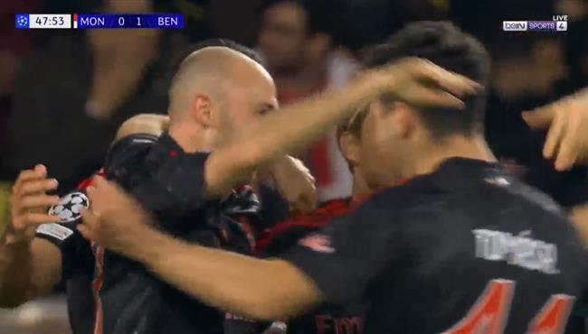 هدف فوز بنفيكا علي موناكو 1 0 دوري ابطال اوروبا