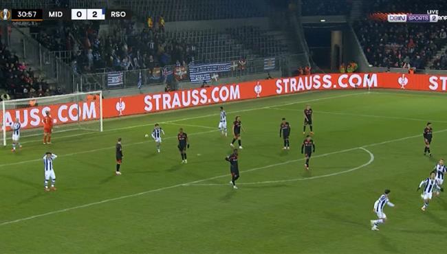 اهداف مباراة ريال سوسيداد وميتلاند 2 1 الدوري الاوروبي