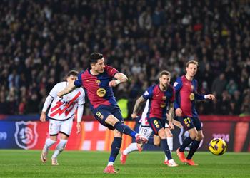 ترتيب هدافي الدوري الإسباني بعد هدف ليفاندوفسكي أمام رايو فاليكانو