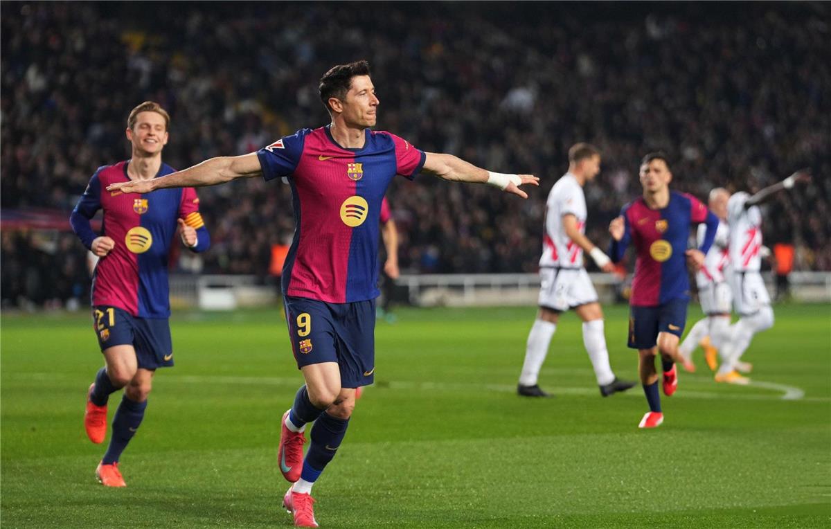 ترتيب الدوري الإسباني بعد فوز برشلونة على رايو فاليكانو