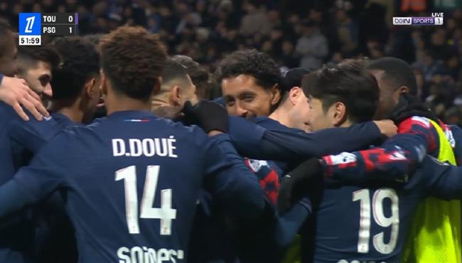 هدف فوز باريس سان جيرمان علي تولوز 1 0 الدوري الفرنسي