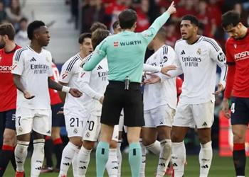 ماركا غضب عارم في ريال مدريد تجاه الحكام وتحرك سريع بسبب طرد بيلينجهام