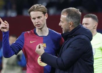 ثقة فليك لا تكفي دي يونج يتخذ قرار ا هام ا بشأن مستقبله مع برشلونة