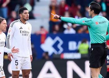 ليس بسبب بيلينجهام الاتحاد الإسباني يفتح تحقيق ا مع حكم مباراة ريال مدريد وأوساسونا