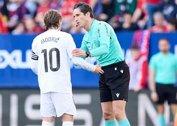 الاتحاد الإسباني يصدر قرار ا ضد حكم مباراة ريال مدريد وأوساسونا