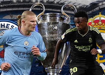 موعد والقناة الناقلة لمباراة ريال مدريد ومانشستر سيتي اليوم في دوري أبطال أوروبا والمعلق