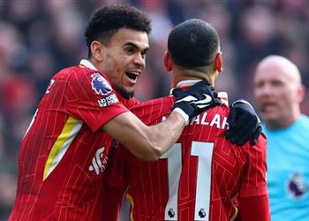 لويس دياز محمد صلاح يقدم كل ما لديه لـ ليفربول مثل ان دايك وأرنولد