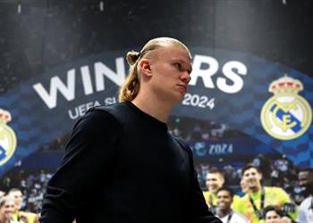 جوارديولا يوضح سبب غياب هالاند عن تشكيل مانشستر سيتي أمام ريال مدريد